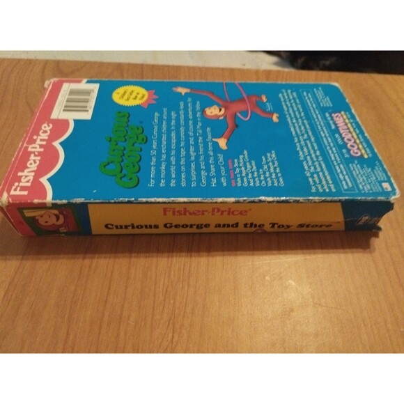 Curious George And The Toy Store VHS 1992 Fisher Price - Picture 5 of 6